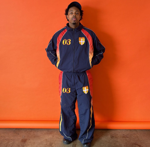 Custom Clothing Manufacturer Embroidery LOGO Nylon Jacket Set