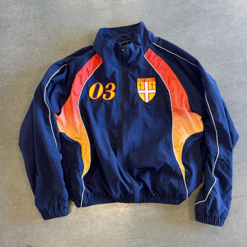 Custom Clothing Manufacturer Embroidery LOGO Nylon Jacket Set