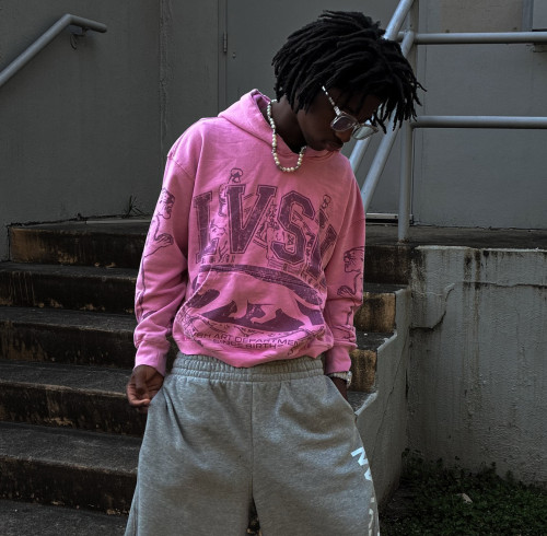 Custom Clothing Manufacturer Screen Printing Acid Wash  Pullover Hoodies