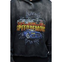Custom Clothing Manufacturer Acid Wash Raw Digital Printing Hoodies