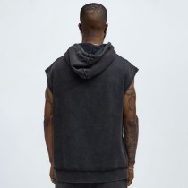 Custom Clothing Manufacturer Raw Digital Printing sleeveless hoodies