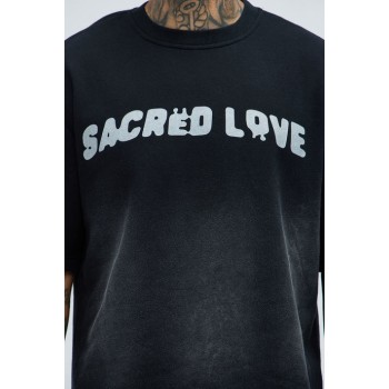 Custom Clothing Manufacturer Acid Wash Digital Printed T-shirt