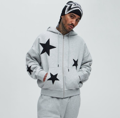 Custom Clothing Manufacturer Appliqué Embroidery Cotton Hoodies