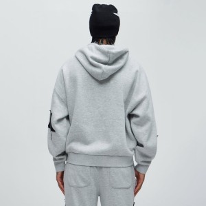 Custom Clothing Manufacturer Appliqué Embroidery Cotton Hoodies