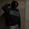 Custom Clothing Manufacturer Digital Printing Rhinestones Raw Hoodies