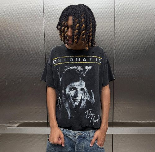 Custom Clothing Manufacturer Screen Printing Acid Wash Raw T-shirt