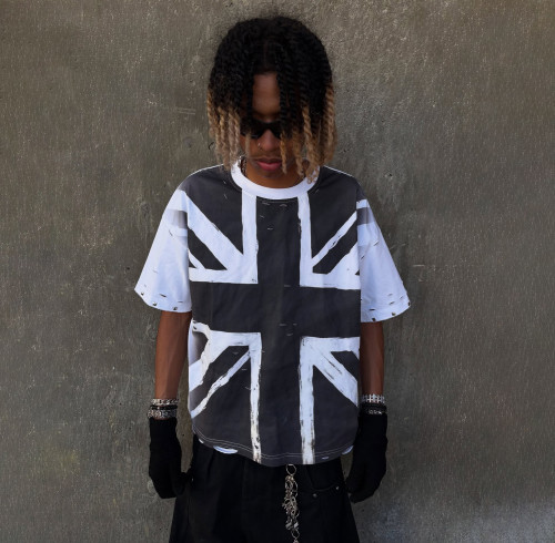 Custom Clothing Manufacturer Raw Digital Printing Rivets T-shirt