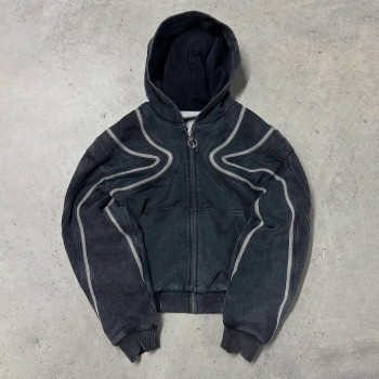 Custom Clothing Manufacturer Patchwork Lamb Fleece Hoodies