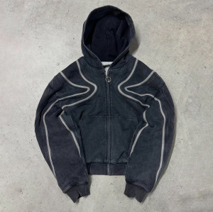 Custom Clothing Manufacturer Patchwork Lamb Fleece Hoodies