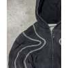 Custom Clothing Manufacturer Patchwork Lamb Fleece Hoodies