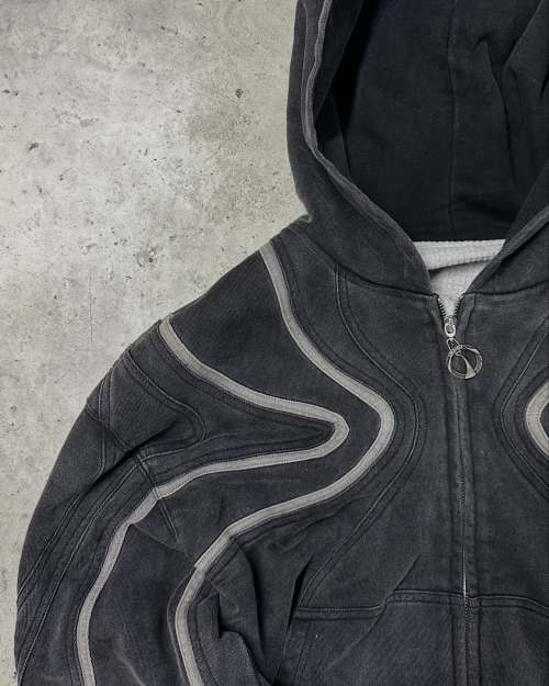 Custom Clothing Manufacturer Patchwork Lamb Fleece Hoodies