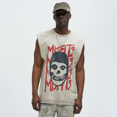 Custom Clothing Manufacturer Digital Printing Acid Wash Raw T-shirt