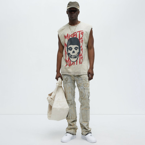Custom Clothing Manufacturer Digital Printing Acid Wash Raw T-shirt