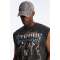 Custom Clothing Manufacturer Digital Printing Raw sleeveless T-shirt