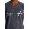 Custom Clothing Manufacturer Acid Wash Digital Printing T-shirt