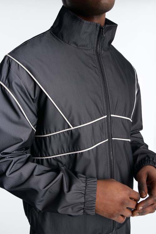Custom Clothing Manufacturer  American Retro Sporty Stand-up Collar Jacket