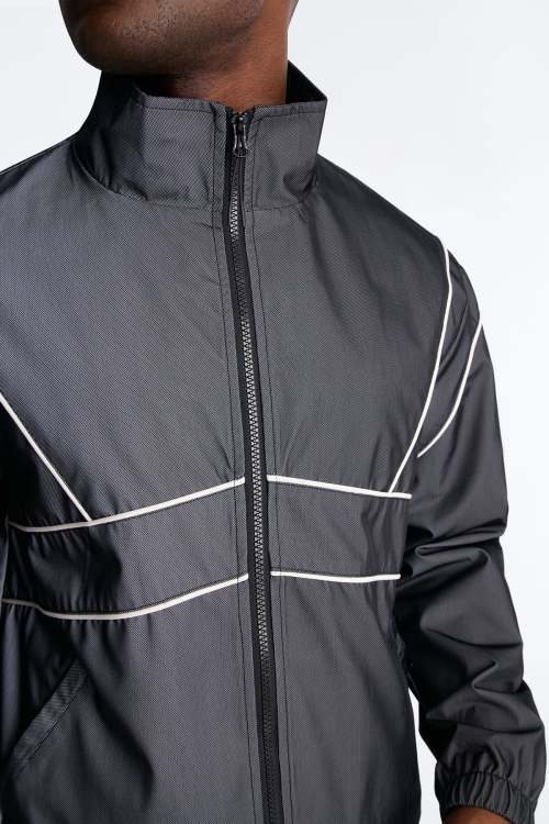 Custom Clothing Manufacturer  American Retro Sporty Stand-up Collar Jacket
