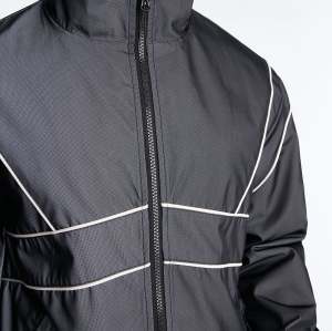 Custom Clothing Manufacturer American Retro Sporty Stand-up Collar Jacket