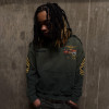 Custom Clothing Manufacturer Distressed Digital Printing Acid Wash Hoodies