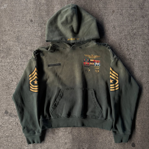 Custom Clothing Manufacturer Distressed Digital Printing Acid Wash Hoodies