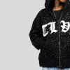 Custom Clothing Manufacturer Hot Rhinestones Appliqué Embroidery Hoodies