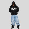 Custom Clothing Manufacturer Hot Rhinestones Appliqué Embroidery Hoodies