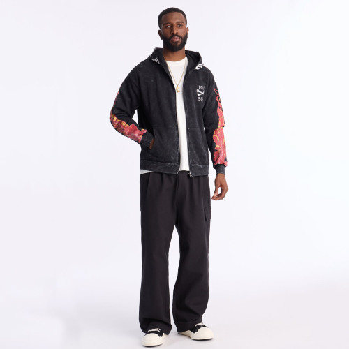 Custom Clothing Manufacturer Acid Wash Digital Printing Hoodies