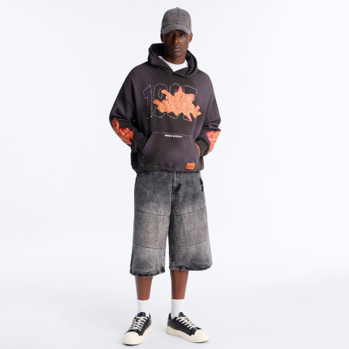 Custom Clothing Manufacturer Digital Printing Acid Wash Hoodies