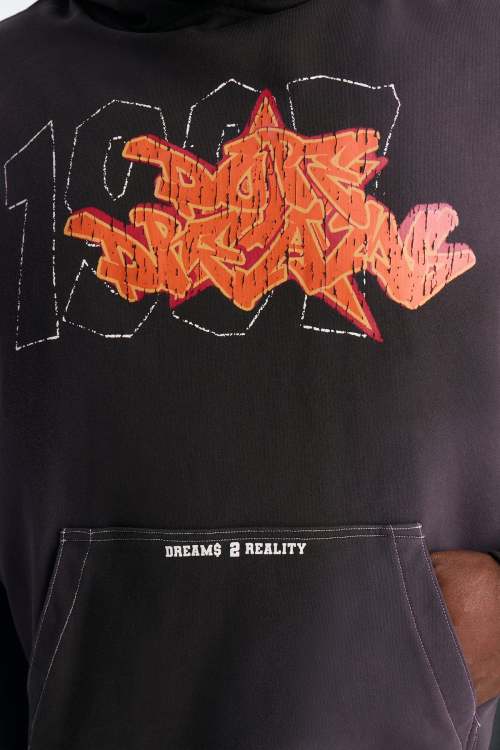 Custom Clothing Manufacturer Digital Printing Acid Wash Hoodies