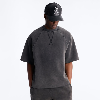 Custom Clothing Manufacturer Acid Wash Oversize Cotton T-shirt