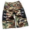 Custom Clothing Manufacturer Leather Patchwork Bags Camouflage Cargo Shorts