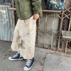 Custom Clothing Manufacturer Acid Wash Distressed Cargo Shorts