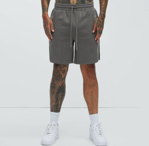 Custom Clothing Manufacturer Digital Printing Drawstring Waistband Shorts