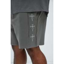Custom Clothing Manufacturer Digital Printing Drawstring Waistband Shorts