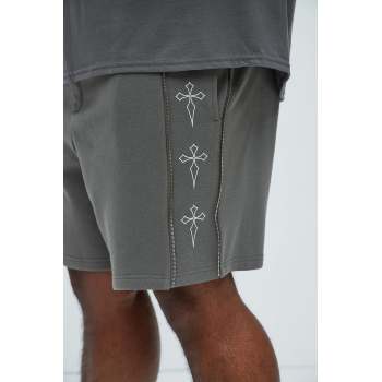 Custom Clothing Manufacturer Digital Printing Drawstring Waistband Shorts