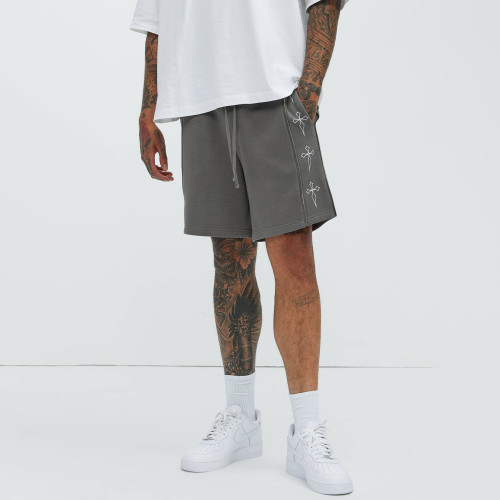 Custom Clothing Manufacturer Digital Printing Drawstring Waistband Shorts