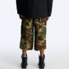 Custom Clothing Manufacturer Camouflage Print Raw Cargo Shorts