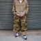 Custom Clothing Manufacturer Camouflage Print Raw Cargo Shorts