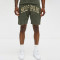 Custom Clothing Manufacturer Acid Wash Appliqué Embroidered Shorts