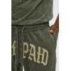 Custom Clothing Manufacturer Acid Wash Appliqué Embroidered Shorts