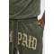 Custom Clothing Manufacturer Acid Wash Appliqué Embroidered Shorts