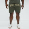 Custom Clothing Manufacturer Acid Wash Appliqué Embroidered Shorts