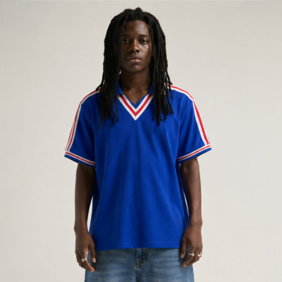 Custom Clothing Manufacturer V-neck Short-Sleeved Polo Shirt