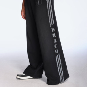 Custom Clothing Manufacturer Acid Wash Digital Printing Sweatpants