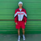 Custom Clothing Manufacturer Color-Blocked Digital Print Jacket Set
