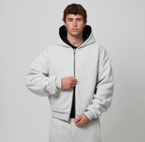 Custom Clothing Manufacturer Oversize Cotton Reversible Hoodie