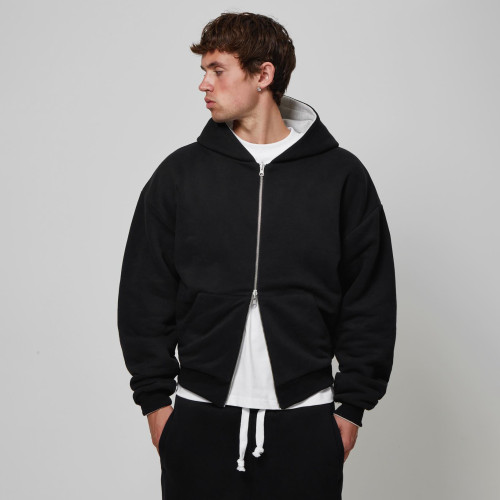 Custom Clothing Manufacturer Oversize Cotton Reversible Hoodie