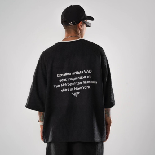 Custom Clothing Manufacturer Digitally Printed color-blocked T-Shirt