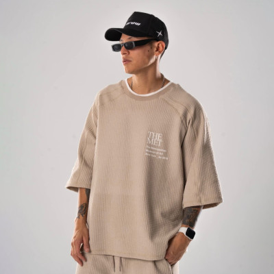 Custom Clothing Manufacturer Digitally Printed color-blocked T-Shirt