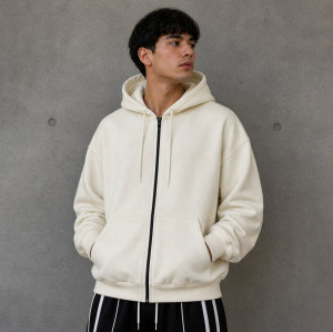 Custom Clothing Manufacturer Heavyweight Pure Cotton Drop Shoulder Hoodies